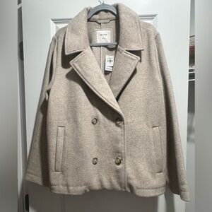 Hollister Women's Classic Beige Peacoat